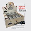Sunlight Premium Charcoal Tablets for Incense - Instant Light - 100 Charcoal Discs - 33mm - Resin Burner Rolls – Pack of 100 Coal Briquettes – Charcoal Burner - Instant Fire Coal - Premium Tier
