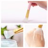 Cuttte 4pcs Silicone Face Mask Brushes, Flexible Facial Mud Mask Applicator Brush, Hairless Moisturizers Applicator Tools, Soft Face Mask Applicator for Mud, Clay, Charcoal Mixed Mask White