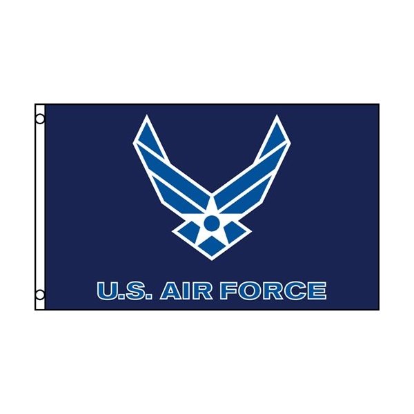 3'x5' US AIR Force Blue Wings Polyester Flags