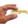 Giorgio G39 Extra Small 2.75 Inch Men's Fine Toothed Beard and Mustache Comb for Facial Hair Grooming and Styling. Wallet Pocket Comb Handmade of Quality Durable Cellulose, Saw-Cut and Hand Polished
