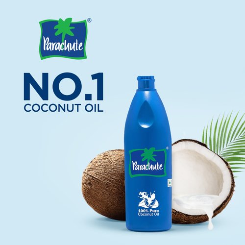 Parachute 100% Pure and Natural Unrefined Coconut Oil | No Chemicals & Added Preservatives | 31 fl.oz