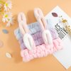 Bunny Skincare Headband, 3-Pack Spa Headband, Hair Band for Washing Face, Skin Care Headband, Headbands for Women for Washing Face, Head Band for Skincare, Makeup Headband, Headband for Washing Face