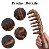 1 PCS Wide Tooth Comb Natural Wooden Hair Comb Sandalwood Comb Massage Comb Hair Comb for Men Hair Styler and Ladies Hair Hairstyle
