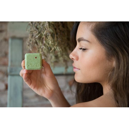 Shampoo Bar Lemongrass Rosemary - Olive, Argan, Macadamia Oil | Sulfate & Paraben Free | Organic Natural Hair Care | 3.5 oz | Strengthens Follicles & Stimulates Growth | No Plastic Waste | OLIVA 60