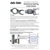 2-3/8" x 1-3/8" Durable Chain Link Spring Loaded Gate Closer.