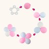 Miliocry Balloon Clips 100 pcs, Balloon Arch Bracket Buckle, Balloon Connectors Clip Holders for Decor Balloon Flowers Arch Column Stand Garland Birthday Wedding Baby Shower Party Decorations