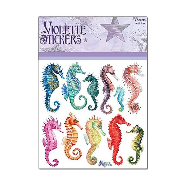Violette Stickers Seahorse