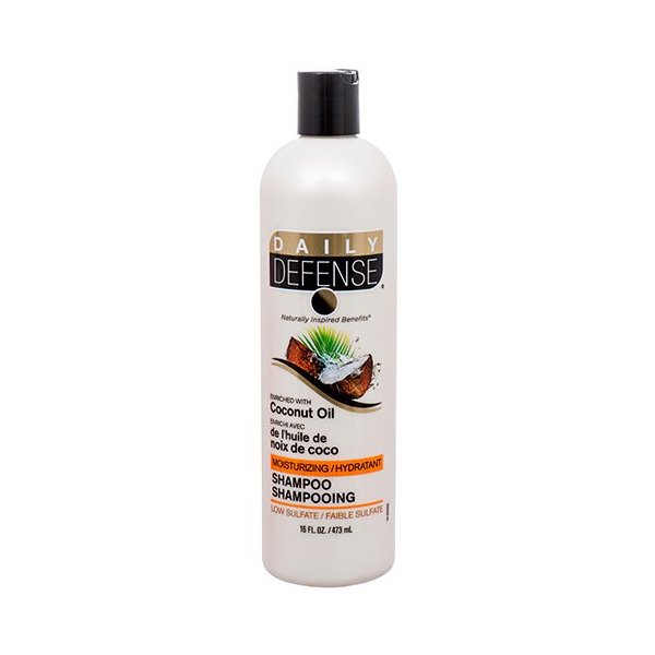 Daily defense shampoo coconut oil 16 fluid ounce