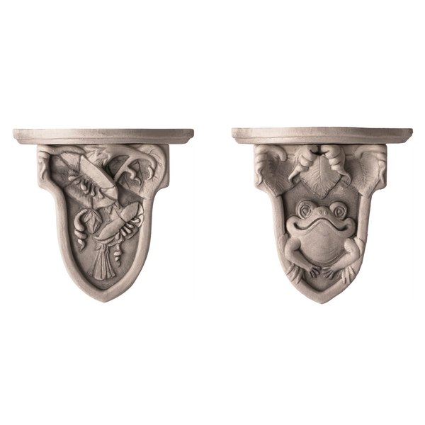 JBK Pottery Wall Sconces in Antique, Set of 2, White