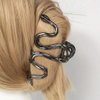 Halloween Hair Claw Clips Hair Claw for Women 1Pcs Snake Hair Claw Clips for Thick Hair Black Hair Clips Hair Clips Metal Hair Clips Black Snake Designs Halloween Clips Cute Hair Clips Accessories