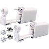 SLVIEKAE 6 Pack Self Ear Piercing Kit, Ear Piercing Gun Kit Self Ear Piercing Gun Self Ear Piercing Gun Kit Tool With Earrings (White)