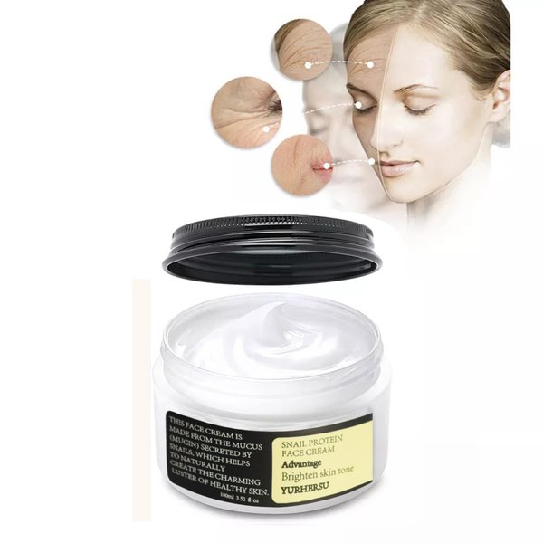 DSSdoliV Snail Mucin 92% Moisturizer Cream,advanced Snail All in One Cream,Daily Repair Face Gel,Moisturizing & Firming Cream for All Skin Types Skincare Products-100g