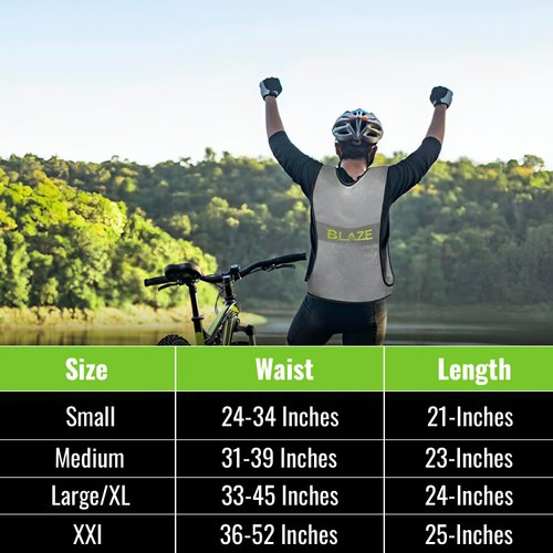 247 Viz Reflective Safety Vest - Lightweight, Adjustable Fit for 360 Degree Night Visibility during Runs, Volunteer, Crossing Guard & Cycling. Men, Women Road Safety with Reflective Running Vest