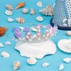 Araluky Mermaid Crown for Girls Mermaid Headband for Little Mermaid Party Decorations Ariel Birthday Party Supplies - P1nk