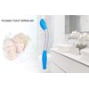 Foldable Long Reach Comfort Wiper - Bottom Wiping Aid - Butt Wiper Self Wipe Assist Toilet Aids Wand - Ideal Daily Living Bathroom Aid for Limited Mobility