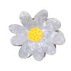 Shag Wear Daisy Flower Hair Claw for Women and Teen Girls 1.75" Tall