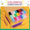 YGDZ Elastic Hair Bands, 1500pcs Rubber Bands for Hair, 80pcs Cotton Toddler Hair Ties, Colorful Small Ponytail Holders, Hair Accessories for Girl, Toddler