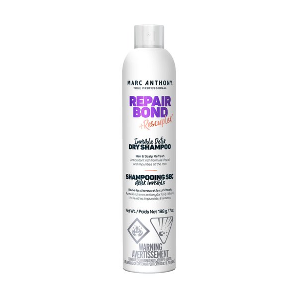 Marc Anthony Bonding Dry Shampoo - Invisible Detox for Damaged Hair, Repair Bond + Rescuplex for Moisturizing, Strengthening Hair Bonds & Fuller Look, 7 oz
