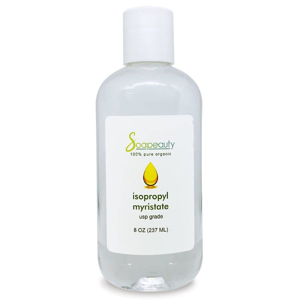 ISOPROPYL Myristate Cosmetic Grade for Soap Making, Fragrances, Shampoo, Creams & Lotion, Makeup & Adhesive Remover, Antiperspirants & Deodorants | 8 fl oz