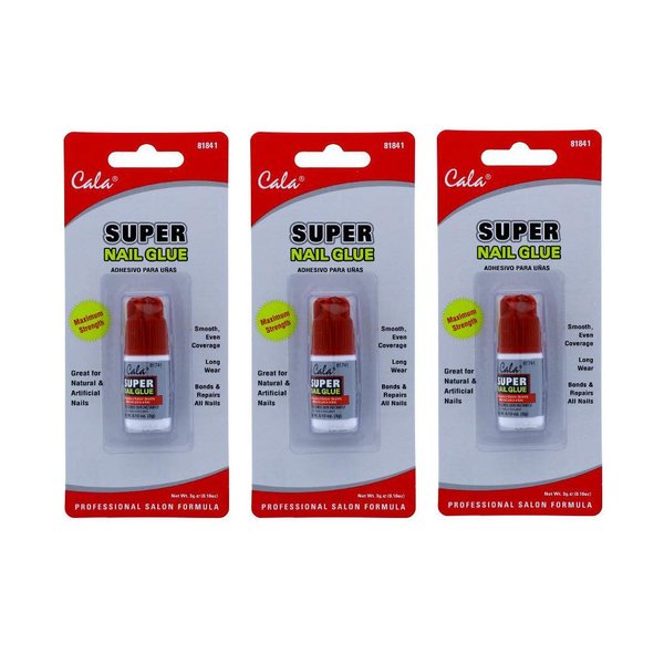 Cala Professional Salon Quality Nail Glue | Quick and Strong Nail Adhesive - Liquid (3)