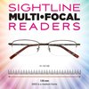 Sightline Multifocus Reading Glasses 6000 Gunmetal 2.50 Magnification