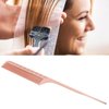 Tail Comb Stable Hair Cutting Comb Portable Hair Comb for Men and Women for Daily Life for Home (Rose Gold)