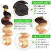 GzorOuzr T1B/4/27 Body Wave Hair Bundles For Women Hair Extensions 14 16 18 Inch