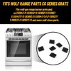826885 Stove Grate Rubber Feet Replacement for Wolf CG Series Gas Cooktop Range Burner Grate Pad Rubber Support Bumpers Parts, Fit for Wolf Cooktop CG304T/S CG304P/S CG365P/S CG365T/S (6 Pack)