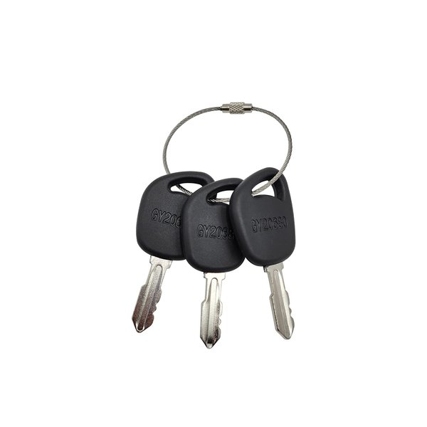 Gy20680 Gx24332 Lgnition Keys Replacement for John Deere D100 D105 D110 D120 D130 D140 D150 D155 D160 D170 Lawn Tractors (3 Pack)