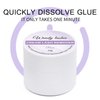 Lash Remover for Lash Extensions/Lash Clusters Cream Lash Glue Remover 10g Effectively| Low Irritation for Sensitive Skin Lash Extension Remover Easy Removal of Indicidual Lashes Glue Remover(Rose)