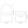 150pcs Single Pocket Coin Sleeves, 3.3 x 2 inch Clear Plastic Coin Holders Coin Collection Holder Single Coin Protector Small Pouches Coin Storage Sleeves for Coins Jewelry