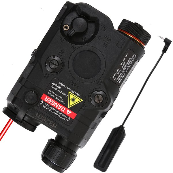 IR Laser for ar - 15 PEQ 15 PEQ Box Airsoft Flashlight Attachments Infrared Laser for AEG GBB CQB Tactical Remote Switch Mount Kit Black