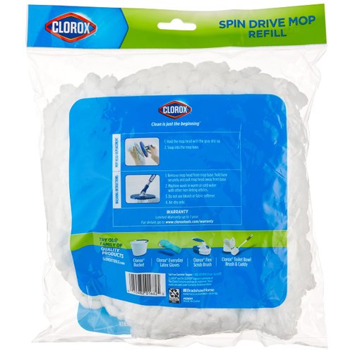 Clorox Refill for Spin Dry Mop, White