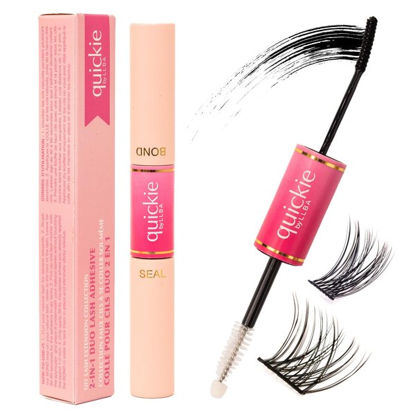 LLBA Lash Bond and Seal | Individual Lash Cluster Glue for DIY Eyelash Extensions | Super Strong Hold & Latex-Free, Waterproof, Long-Lasting Eyelash Adhesive for Personal Makeup Use at Home (10ml)