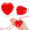 Civaner 2 Pack Voice Recorder for Stuffed Animal 20 Second Red Heart Voice Recorder Christmas Sound Recording Device Recordable for Plush Bears Toy
