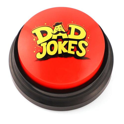 Freetoes Dad Jokes Generator Button,Contains 386 Funny Dad Jokes,Best Dad Ever Gifts and Dad Birthday Gifts from Daughter,Funny Dad Gifts for Christmas,White Elephant,Anniversaries