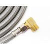 Dishwasher Hose Installation Kit - Premium Stainless Steel - Burst Proof Water Supply Line with 3/8" Compression Connections from Kelaro