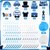 VitalCozy 38 Pcs Boss Birthday Hanging Decorations Boy Birthday Hanging Swirls and Banners Ornament Happy Employee Baby Shower Hanging Decorations for Birthday Party Supplies