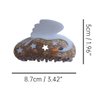 Novelty Golden Swan and Star Hair Clip,Acetate Claw Clip for Women,Women Hair Accessories