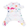 CuteBone Dinosaur Dog Pajamas Adorable Puppy Clothes Jumpsuit Pjs Pet Apparel Soft Fleece Cat Coat P01XS