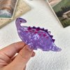 Funny Ankylosaur Dinosaur Hair Clip,Acrylic Claw Clip for Women,Women Hair Accessories,Purple