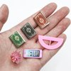 SOTOGO 50 Pieces Doll House School Supplies Mini School Accessories Dollhouse Toy Home Miniature Model DIY Doll Accessories