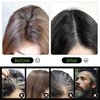 MQUPIN Black Hair Shampoo,10 PCS Instant Black Hair Dye for Men Women Natural Ingredients, Easy to Use, Lasts 30 Days,Permanent Hair Dye