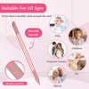 heemeei Glass Cuticle Pusher, 3pcs Crystal Cuticle Pusher, Dual Side Glass Nail File and Cuticle Pusher Stick Set, Manicure Pedicure Cuticle Pusher Tools for Nails and Cuticles Care…