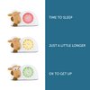 Zazu Sam The Lamb Clock - Sleep Trainer Clock & Nightlight for Kids | Light Up Alarm Clock | Helps Teach Your Child When to Wake up with Visual Indicators | Adjustable Brightness | Auto Off