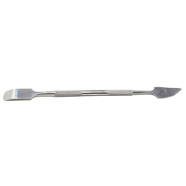 A2Z Lab Spatula Stainless Steel, Laboratory Double-Ended Spatula, Micro Spatula, Shovel Tapered Arrow End Flat Ends- Sampling Mixing Transfering Spatula For Cosmetic Lab Handling Cream, Gel, Powder 7"