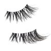 i-ENVY Half Lashes, Edge Fit False Eyelashes Natural Dramatic Look Wispy Cat Eye Clear Band Fluffy Volume Soft Strip Short Half Fake Eyelashes Light Weight Comfort Everyday Easy to Wear (FLUTTERY FIT)