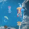 Fantarea Sea Marine Animal Model Ocean Creatures Sealife Toys Playsets 5 PCS Starfish Jellyfish Action Figure Toys for Boys Girls Kid Toddlers