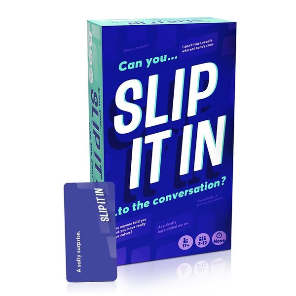 Gray Matters Games Slip It in | Quick to Learn & Play | Fun Party Game for Adults Ages 17+ | Perfect for Any Occasion