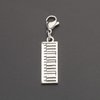 CHOORO Piano Keyboard Pendant Keychain Piano Zipper Pull Music Jewelry Gift for Pianist/Piano Teacher/Music Lovers (Piano Zipper Pull)